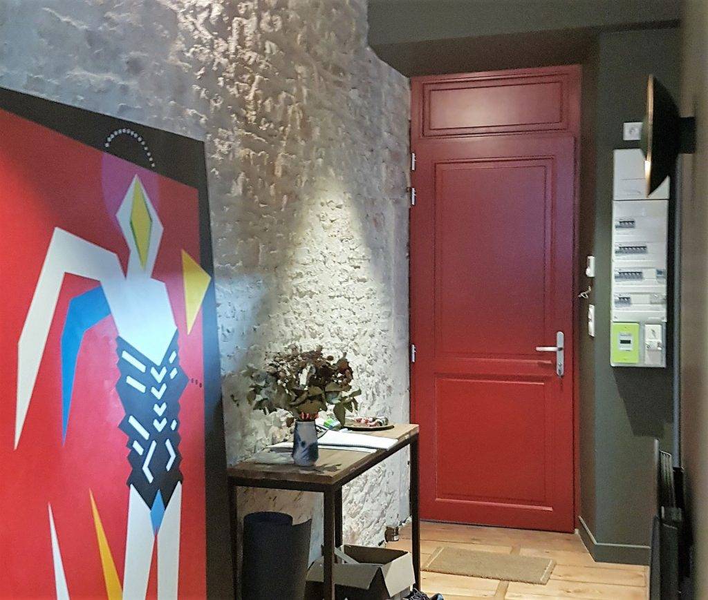 Achat de porte d'entrée vitrée 5 points avec ouverture à empreinte digitale biométrique bon rapport qualité prix Rive-de-Gier (42800, Loire)