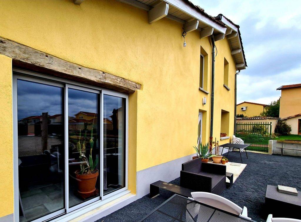 FENETRES COULISSANTES ALUMINIUM ECHALAS 69