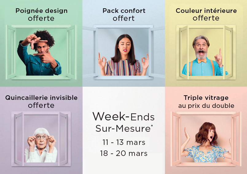 Triple Vitrage Portes Ouvertes FC Fenêtres WE sur mesure Pierret