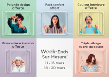 Triple Vitrage Portes Ouvertes FC Fenêtres WE sur mesure Pierret